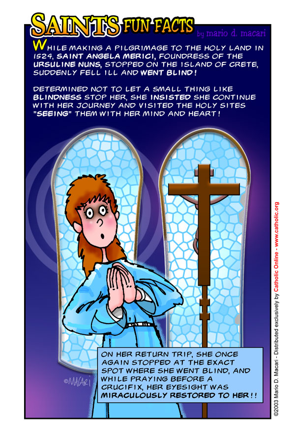 St. Angela Merici Fun Fact Image