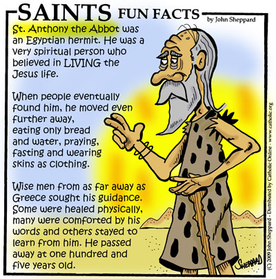 St. Anthony the Abbot Fun Fact Image