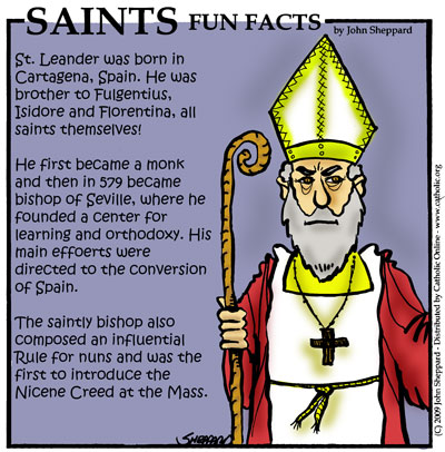 St. Leander of Seville Fun Fact Image